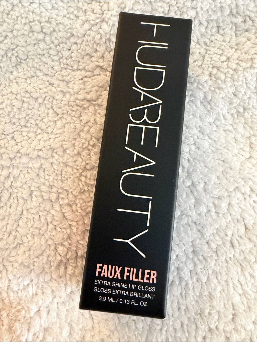 HUDA BEAUTY Faux Filler Extra Shine Lip Gloss — Foxy